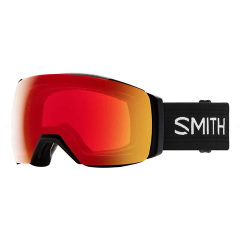 Smith Optics I/O Mag XL Adult Snowmobile Goggles - Black/Chromapop Photochromic Red Mirror/One Size