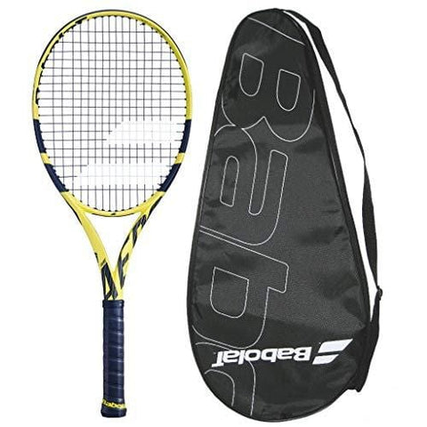 Babolat 2019 Pure Aero 26 Junior Tennis Racquet - Strung with Cover - Scaled Down Adult Technology - Get Your Child The Best - 4" Grip