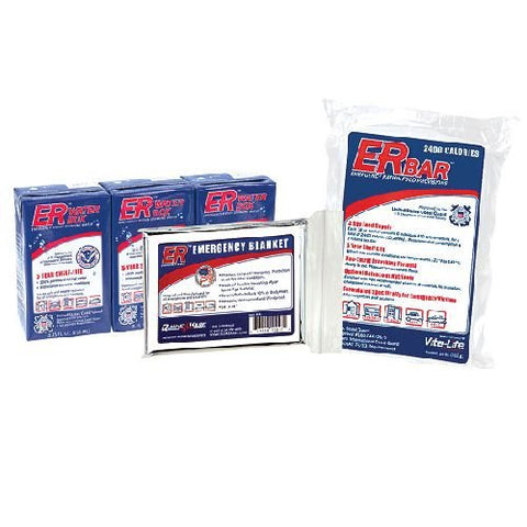 ER Emergency Ready SK1BG 1-Person Basic Bagged Survival Kit