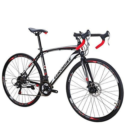 Eurobike Road Bike TSM550 Bike 21 Speed Dual Disc Brake 700C Wheels Road Bicycle 49cm Spoke Wheel