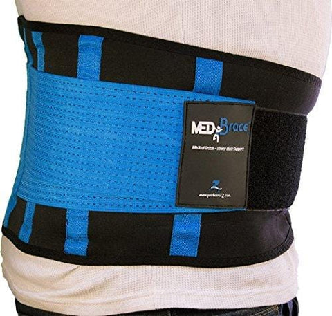 Back Support Brace, Lower Lumbar Belt MEDiBrace II (Medical Grade) Pain & Discomfort Relief from Sciatica, Backache, Slipped Disc, Hernia, Spinal Stenosis, Spine Injury Prevention | Posture Corset