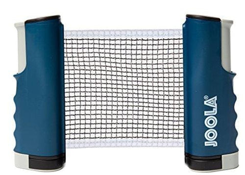 JOOLA Retractable Portable Table Tennis Net and Post Set (Adjustable Length) - Play Ping Pong Anywhere