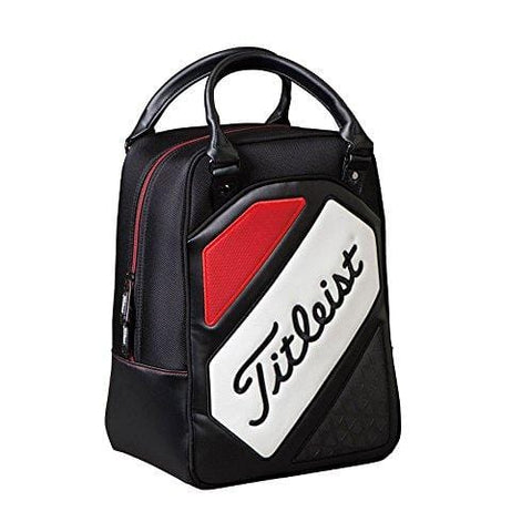 New Titleist Golf Shag Bag Black Red White Practice Ball Bag
