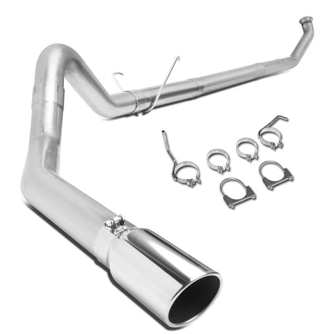 Aluminized 4 inches OD Turbo Catback Exhaust w/5 inches OD Tip for 04-07 Dodge Ram Truck 2500/3500 5.9L