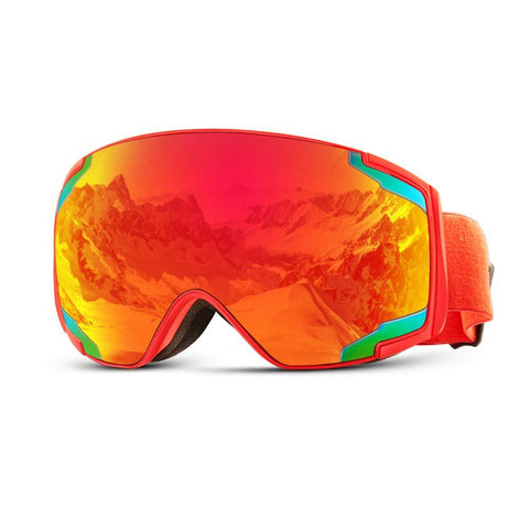 Extra Mile Ski Goggles, 2020 New Anti Fog & OTG Snowboard Snowmobile Goggles for Men Women and Youth - 100% UV400 Protection