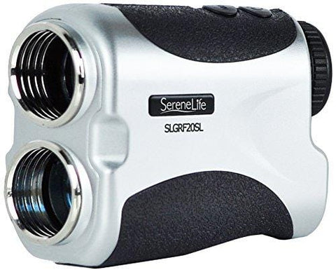 SereneLife Advanced Golf Laser Rangefinder - 546.2 Yard Digital Accuracy Distance Meter with Pinsensor Technology, 6X Magnification and 2 Modes for Hunting, Shooting, Archery and More - SLGRF20SL