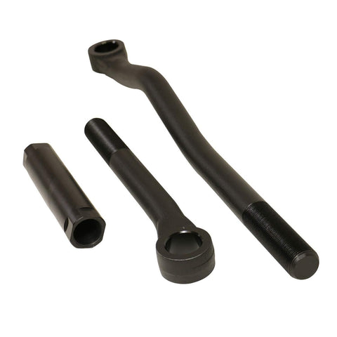 BD Diesel 1032013-F Track Bar Kit Incl. Drivers and Pass. Side Track Bars/Threaded Connectors/Bushing Set/16mm Sleeve/Hardware Track Bar Kit