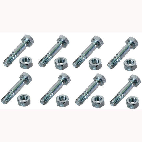 (8) Replacement Shear Pins w/Bolts Made to Fit Craftsman Snowblowers 88289