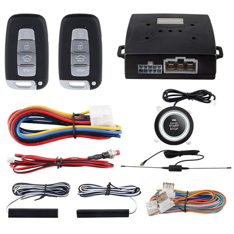 EASYGUARD PKE Car Alarm System Proximity Lock Unlock Push Button Start Remote Engine Start Keyless Go System DC12V EC003N-K-1