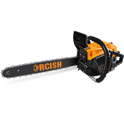 ORCISH 62cc 2-Cycle 20-Inch Gas Powered Carrying Case Chainsaw