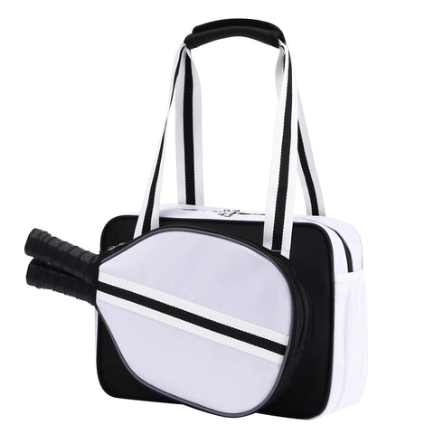 SPOENGRU Pickleball Bag Pickleball Tote Bag Pickleball Bag for Women Men Women’s Hand Gym Bag Water Bottle Holder With Pickleball Racquet Paddle Holder