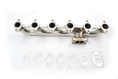 Polished Stainless Steel Exhaust Manifold For 2003-2007 Dodge Ram 5.9 Cummins Diesel 5.9L