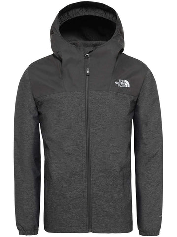 The North Face Boys' Warm Storm Jacket, TNF Medium Grey Heather, L