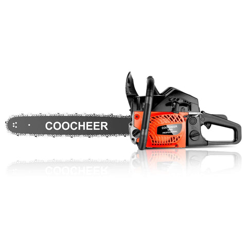 Jackoering 58CC 20-inch Gas Power Chainsaw 2 Stroke Handheld Gasoline Chain Saw with Carry Bag