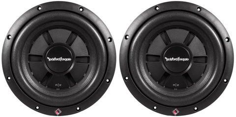 (2) Rockford Fosgate R2SD4-10 10" 800 watt Prime R2 Dual 4 Ohm Voice Coil Shallow Subwoofers