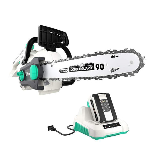 LiTHELi 40V 14 inches Cordless Chainsaw with Brushless Motor, 2.5AH Battery and Charger