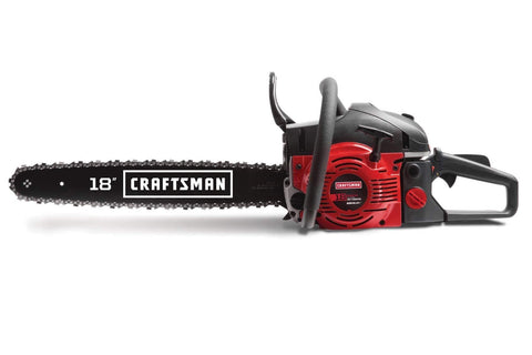 Craftsman CMXGSAMA421S 42cc 2-Cycle 18-Inch Gas Powered Carrying Case Chainsaw, Red