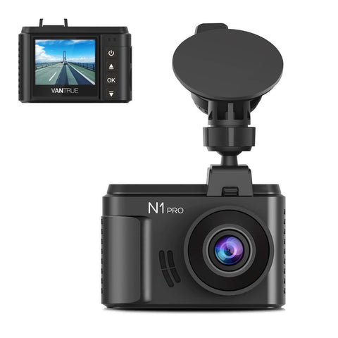 Vantrue N1 Pro Mini Dash Cam Full HD 1920x1080P Car Dash Camera 1.5 inch 160 Degree DashCam with Sony Night Vision Sensor, 24 Hours Parking Mode, Motion Sensor, Collision Detection, Support 256GB Max