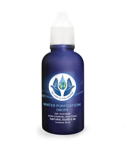 SilverDyne Water Purification Drops - 30ml (Treats 1200 Liters), Fast-Acting, Natural, Odorless/Tasteless - for Survival, Camping, and Emergencies