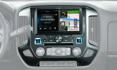 Alpine Electronics X110-SLV in-Dash Restyle System for Chevrolet Silverado 2014-Up, 10"