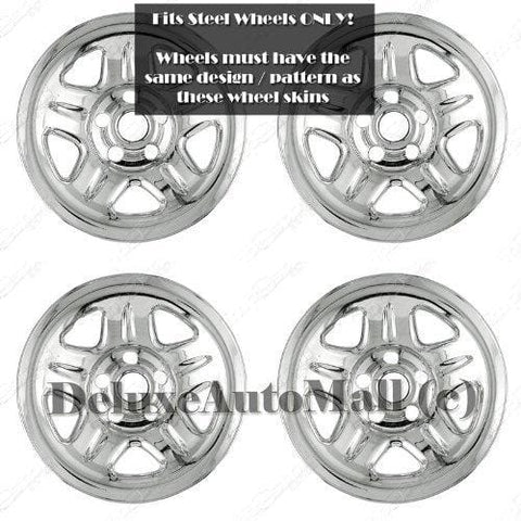 DeluxeAuto 2013 2014 2015 Dodge RAM 1500 20" Black Wheel Skins/Hubcaps (Set of 4). FIT 20" Alloy Wheels ONLY!