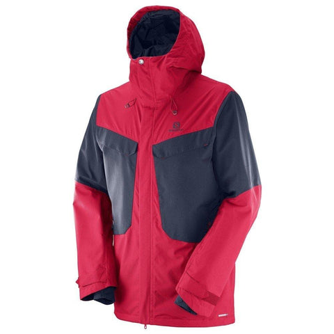 SALOMON Men's QST Snow 2L Jacket, Barbados Cherry, X-Large