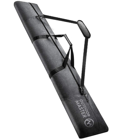 OutdoorMaster Snowboard Bag ORCA - Travel with Snowboard Up to 160 cm | Waterproof, Ergonomic Handles - for Men, Women and Youth - Gray