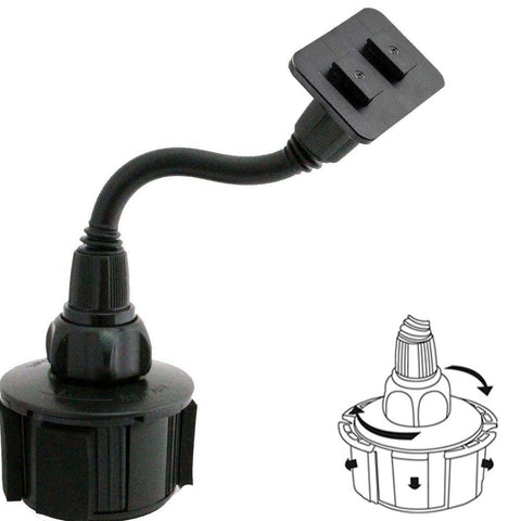 ChargerCity 8" Flexible Bendy Drinks Cup Holder Mount for Edge Products Insight CT CTS 2 CT2 CTS2 Evolution Juice SCT X4 SF4 AUTO Auto Tuner Programmer Programming Gauge Monitor Device