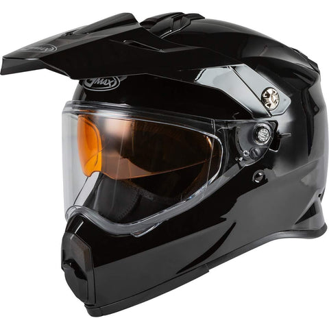Gmax AT-21S Adventure Adult Snowmobile Helmet - Black/Medium