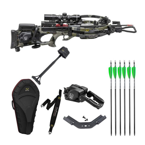 Tenpoint Nitro XRT Crossbow Elite Package, EVO-X Marksman Scope, Sling, STAG Hard Case and ACUdraw PRO Cocking Device (CB19005-2193)
