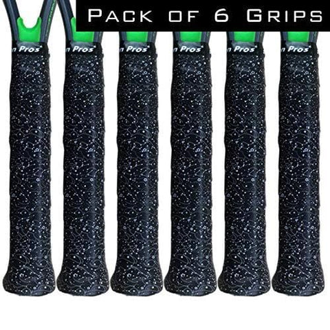 Alien Pros Tennis Racket Grip Tape (6 Grips) - Tac Moisture Feel Tennis Grip - Tennis Overgrip Grip Tape Tennis Racket - Wrap Your Racquet for High Performance (6 Grips, Magic)
