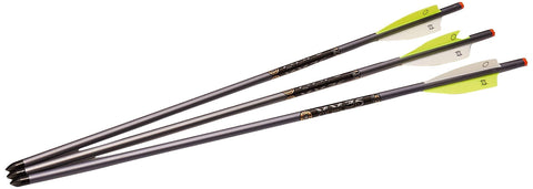 TenPoint XX75 Aluminum Crossbow Arrows with Omni Nocks 20", 6-Pack (HEA-002.6)