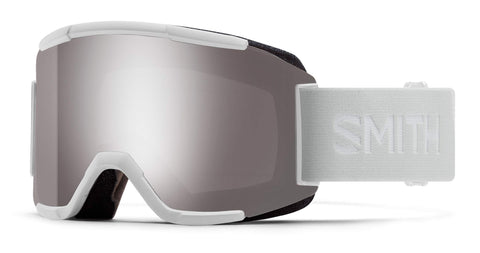 Smith Optics Squad Adult Snowmobile Goggles - White Vapor/Chromapop Sun Platinum Mirror/One Size