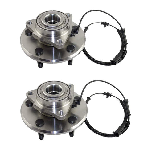 Detroit Axle - (Both) Front Wheel Hub and Bearing Assembly for 2006 2007 2008 Dodge Ram 1500 excluding Mega Cab