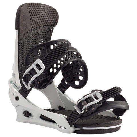 Burton Malavita Snowboard Bindings Mens Sz L (10+) Frost