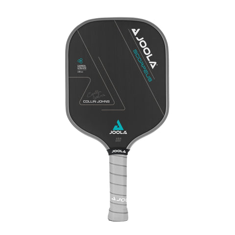JOOLA Collin Johns Scorpeus Pickleball Paddle w/Charged Surface Technology for Increased Power & Feel - Fully Encased Carbon Fiber Pickleball Paddle w/Larger Sweet Spot - USAPA Approved. 16mm Core