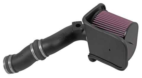 K&N Cold Air Intake Kit with Washable Air Filter: 2003-2007 Ford SuperDuty (F250, F350, F450, F550, F250 Harley Davidson, F350 Cutaway, Excursion), 6.0L V8 Diesel, Red Oiled Filter, 57-2546-1