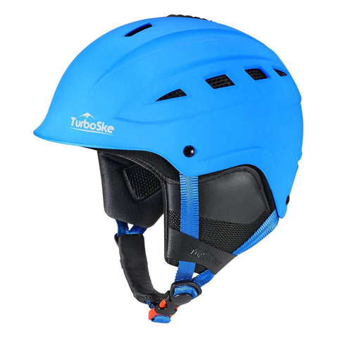 TurboSke Ski Helmet, Snowboard Helmet, Snow Sports Helmet for Men Women and Youth (Blue, S)