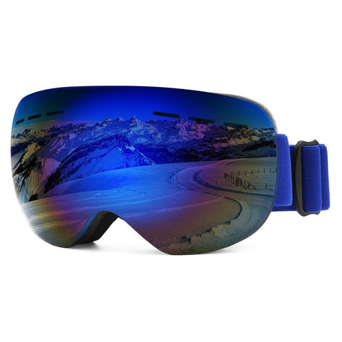 modesoda Ski Goggles for Women Men Over Glasses Ski Snowboard Goggles Anti Fog UV Protection