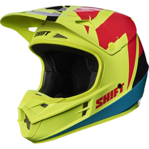 2017 Shift White Label Tarmac Helmet-Flo Yellow-M