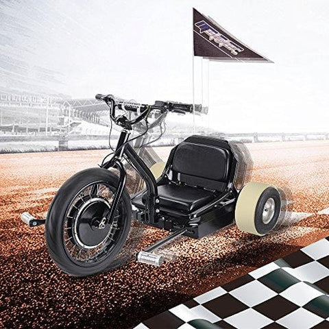 SAY YEAH Electric Drift Go Car 500W 48V Trike Single Rider Funny Toys E Scooter 3 Wheel Crazy Car Flashrider 360 Boys Girls