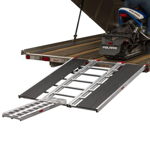 Rage Powersports 60" x 54" Snowmobile Loading Ramp with Center Extension Track