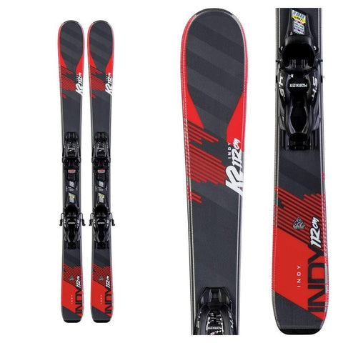 K2 Indy Jr Skis + FDT 7.0 Bindings - 2020 - Boys (136 cm)
