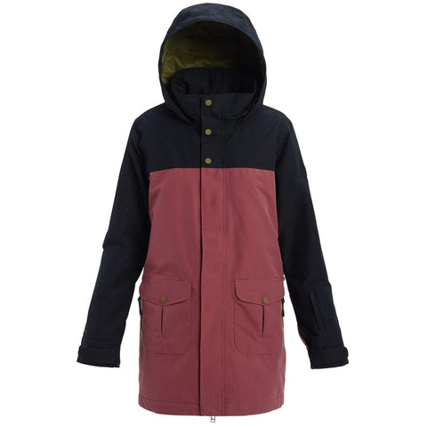 Burton Women's Women's Gore-tex Eyris Jacket, True Black/Rose Brown, Small