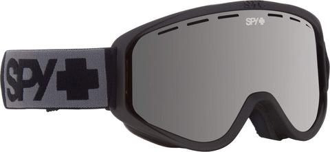 Spy Optic Woot Snow Goggles, One Size (Matte Black Frame/Silver Mirror + Persimmon Lens)