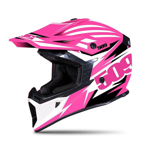 509 Tactical Snow Snowmobile Helmet - Pink - Pink Black & White - 509-HEL-TPI-_