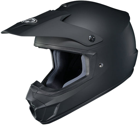 HJC Solid Adult CS-MX 2 Dirt Bike Motorcycle Helmet - Matte Black/Large