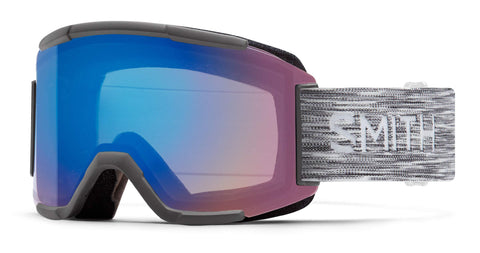 Smith Optics Squad Adult Snowmobile Goggles - Cloudgrey/Chromapop Storm Rose Flash/One Size