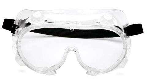 Pyramex G204t Indirect Vent, Chemical Splash Anti-fog Goggles