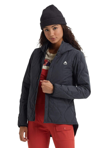 Burton Women's Kiley Hooded Insulator, Phantom, Medium